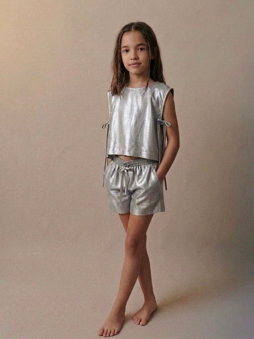 Conjunto Tenneesse Plateado Niña