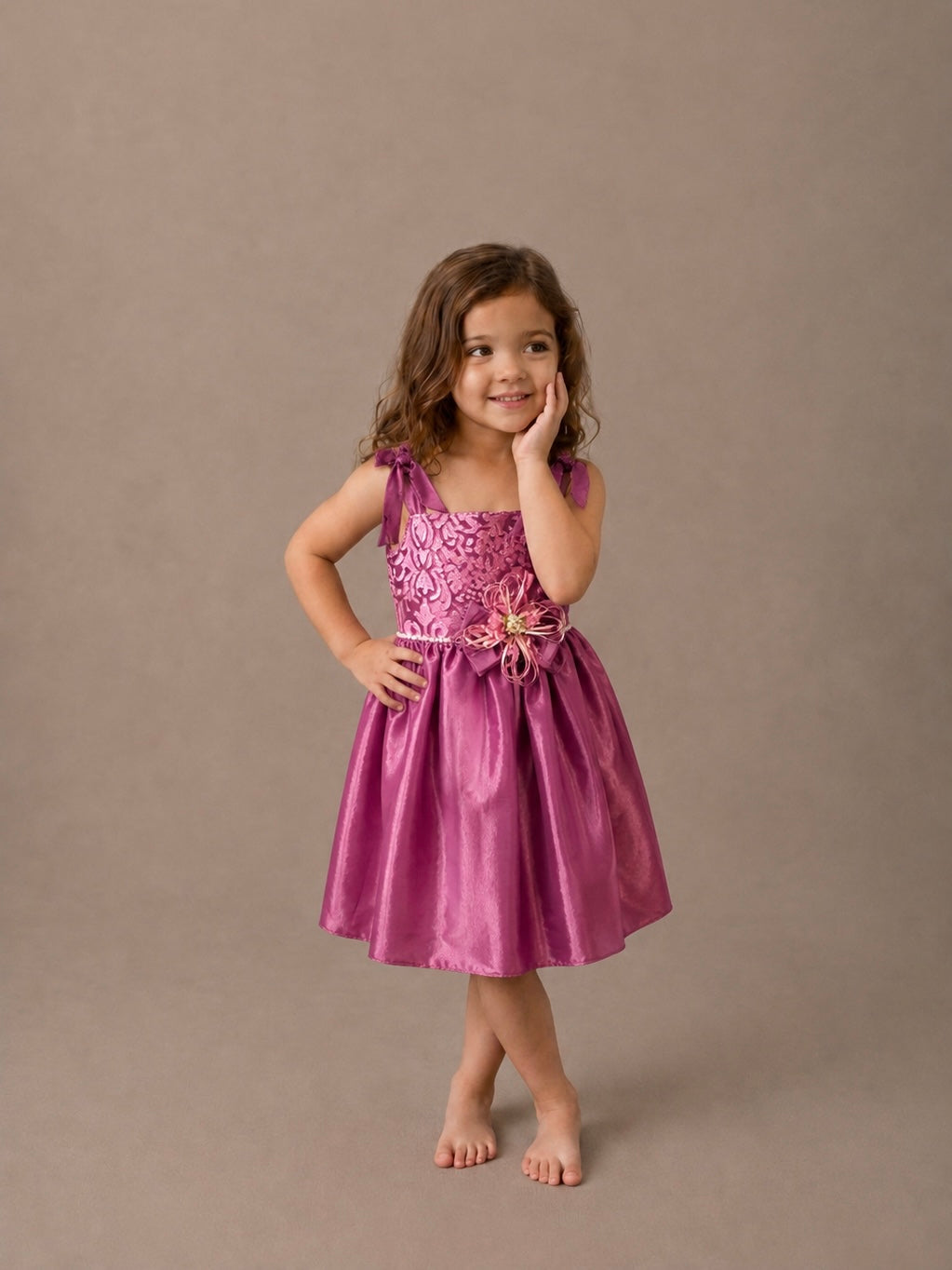 Vestido Aurora Mora Leche Bebe