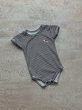Body Risueño Azul Oscuro Rayas Bebe