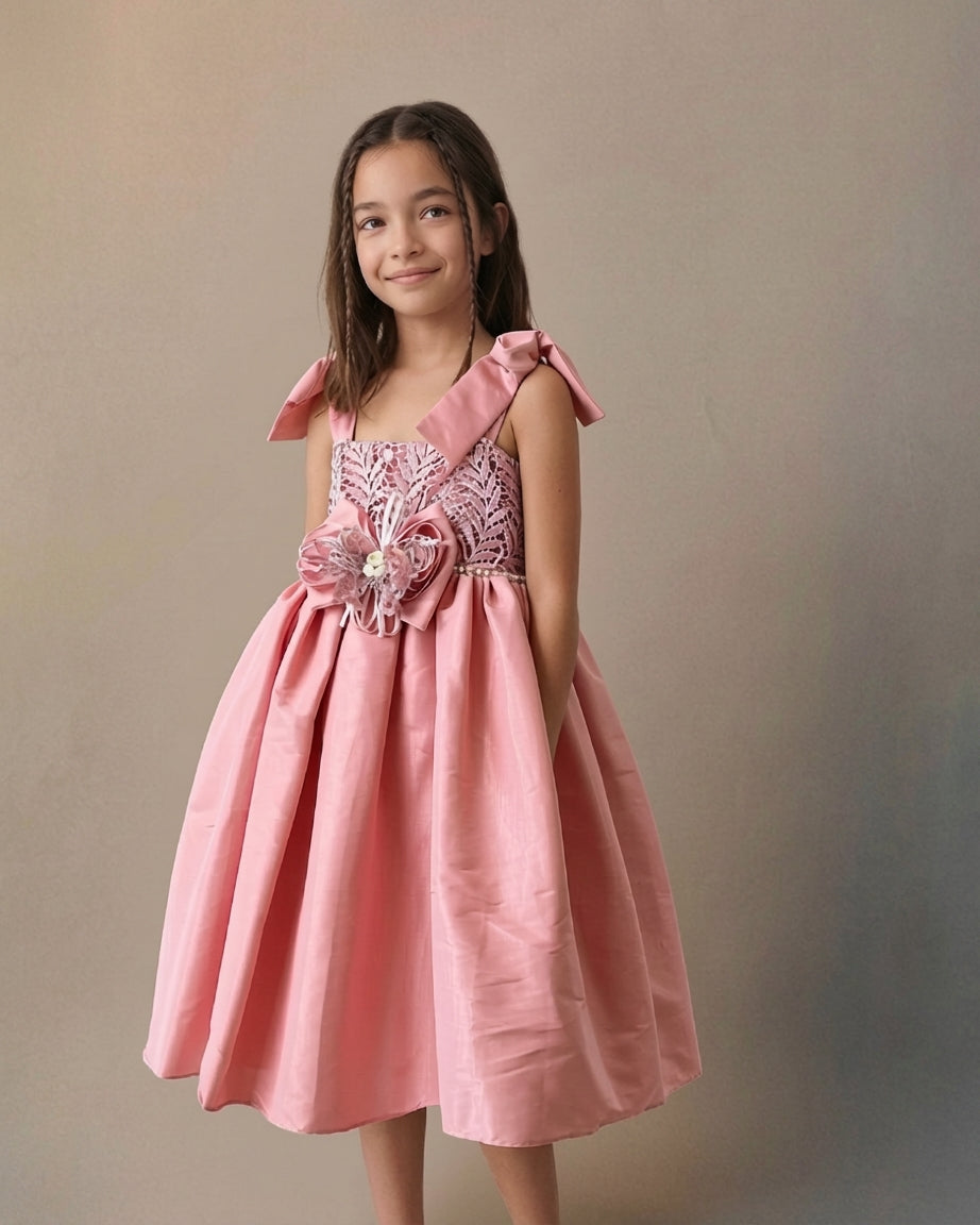 VESTIDO AURORA PALO ROSA