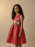 Vestido Amelia Rojo Niña