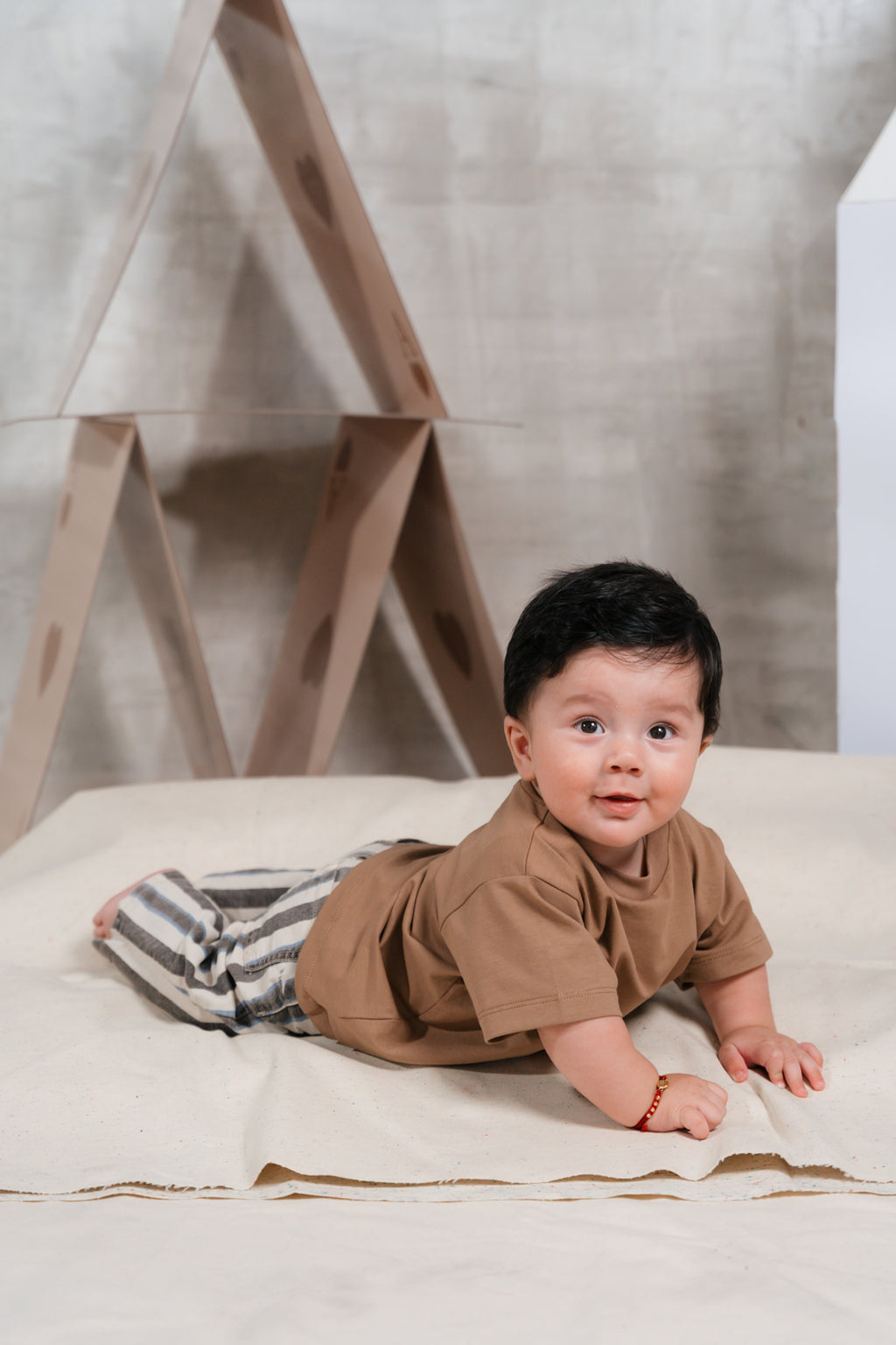 Pantalon Brujula Rayas Bebe