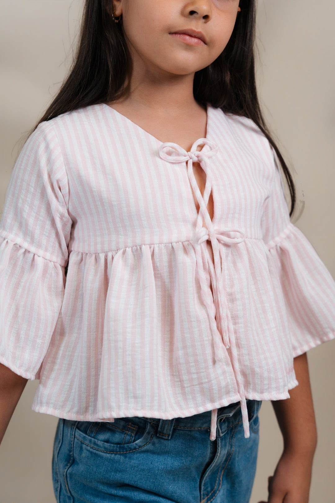 Blusa Hortensia Rosa Niña