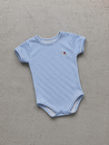 Body Risueño Azul Rayas Bebe