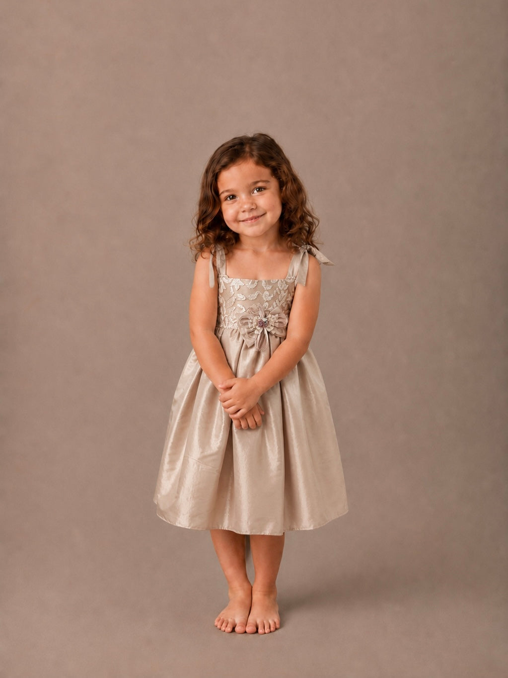 Vestido Aurora Nude Bebe
