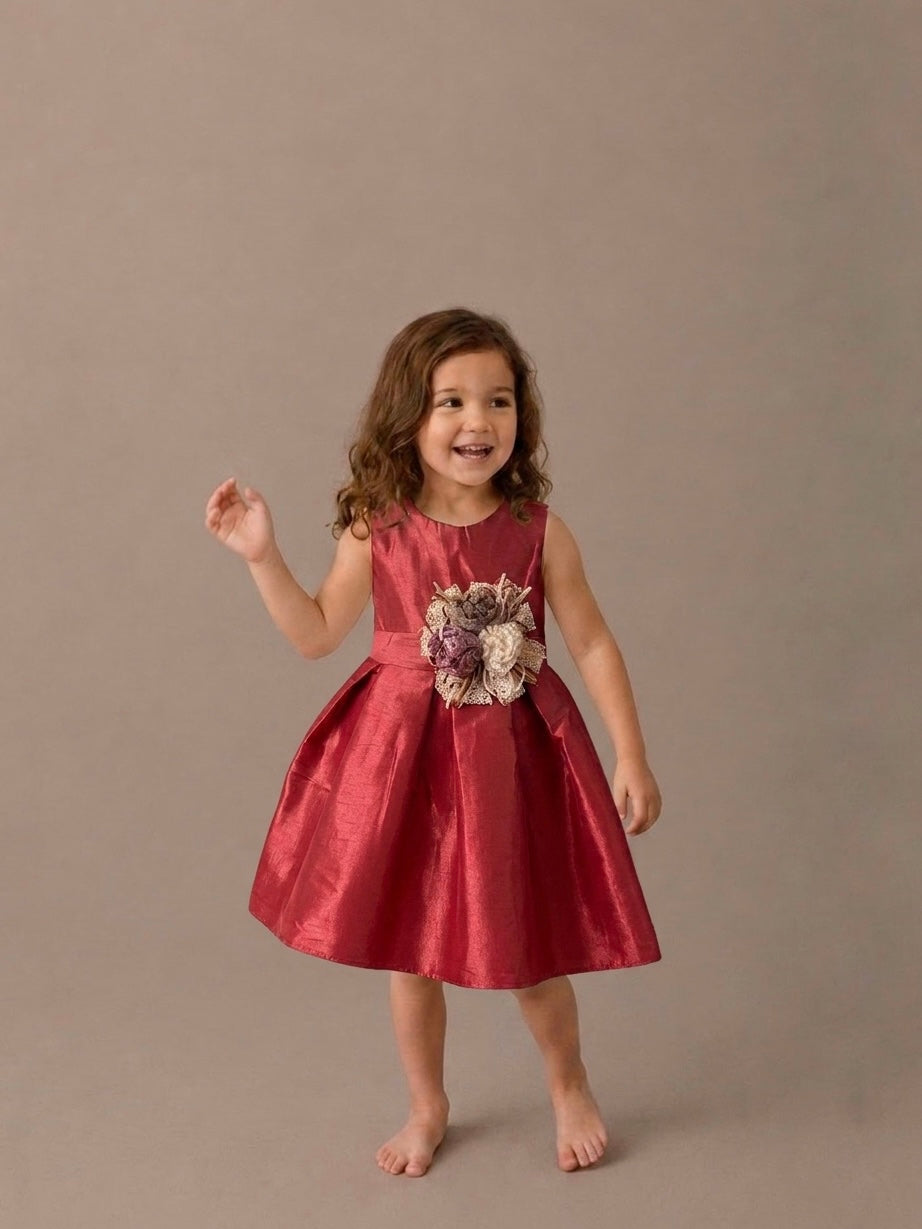 Vestido Amelia Rojo Bebe