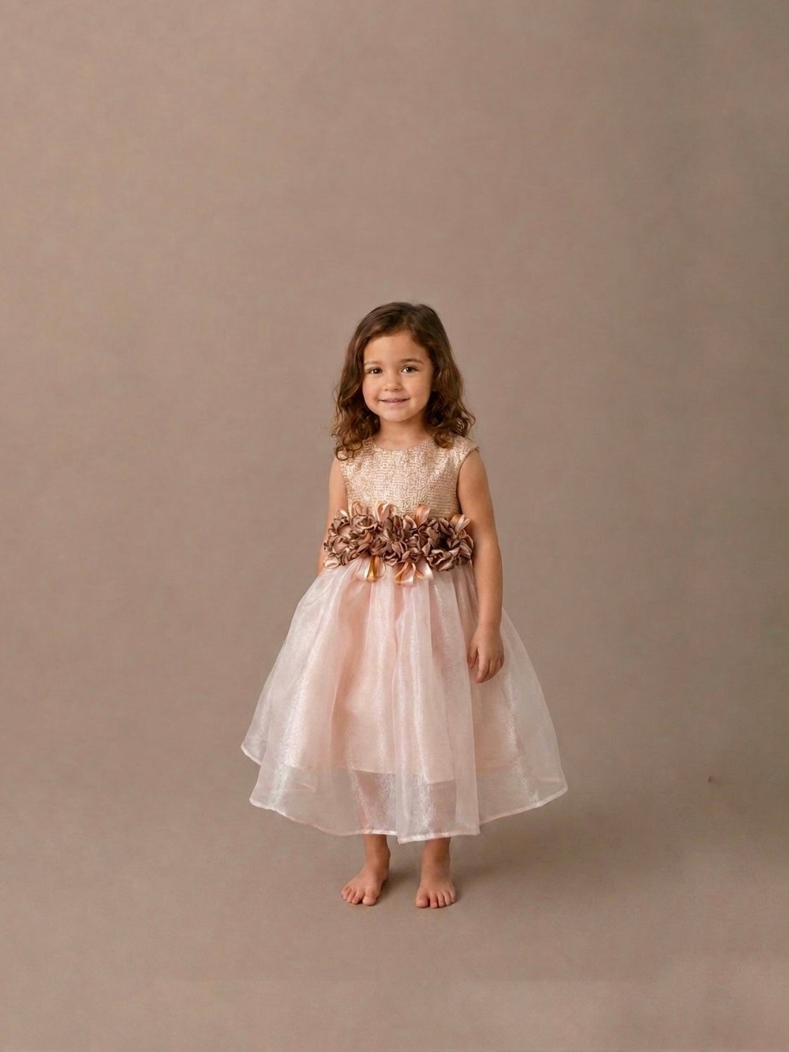 Vestido Gaia Coral Bebe