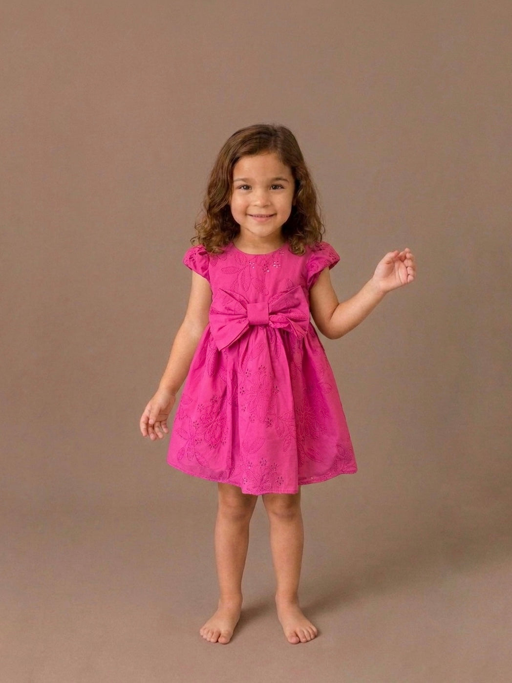 Vestido Morpho Fucsia Bebe