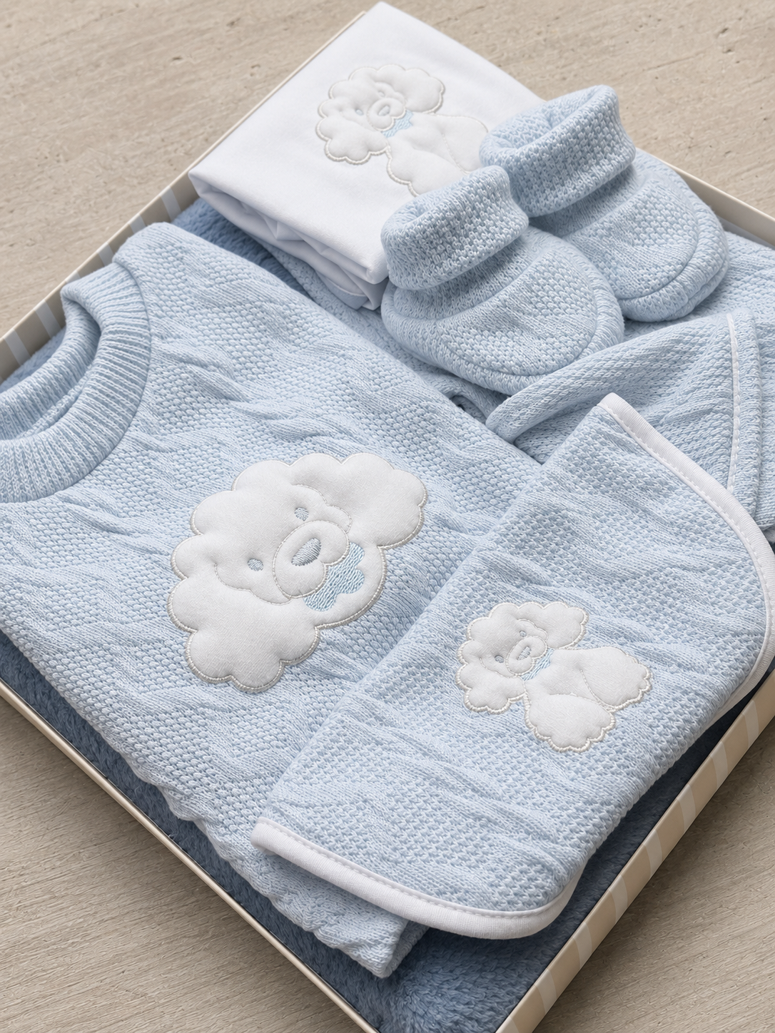 Primer Dia Artico Azul Bebe