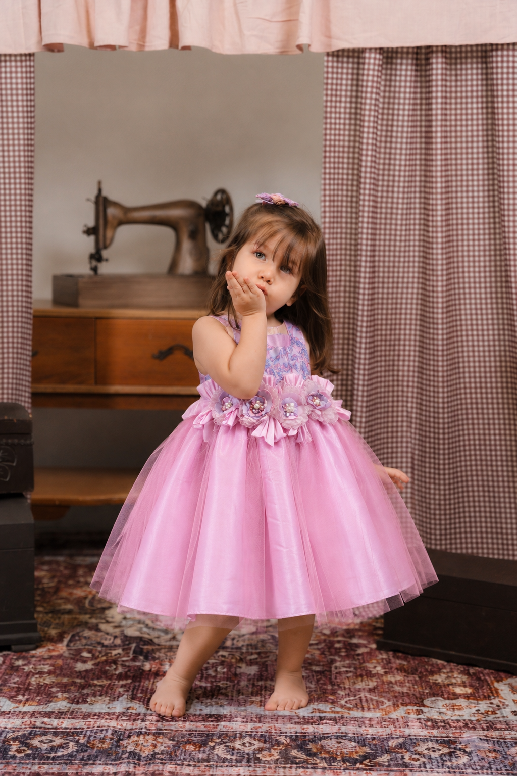Vestido Hada Bebe Rosado