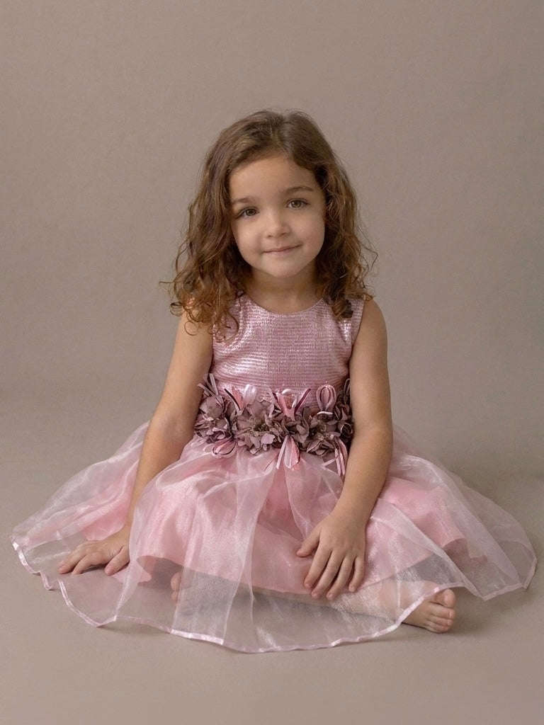 Vestido Gaia Rosa Bebe