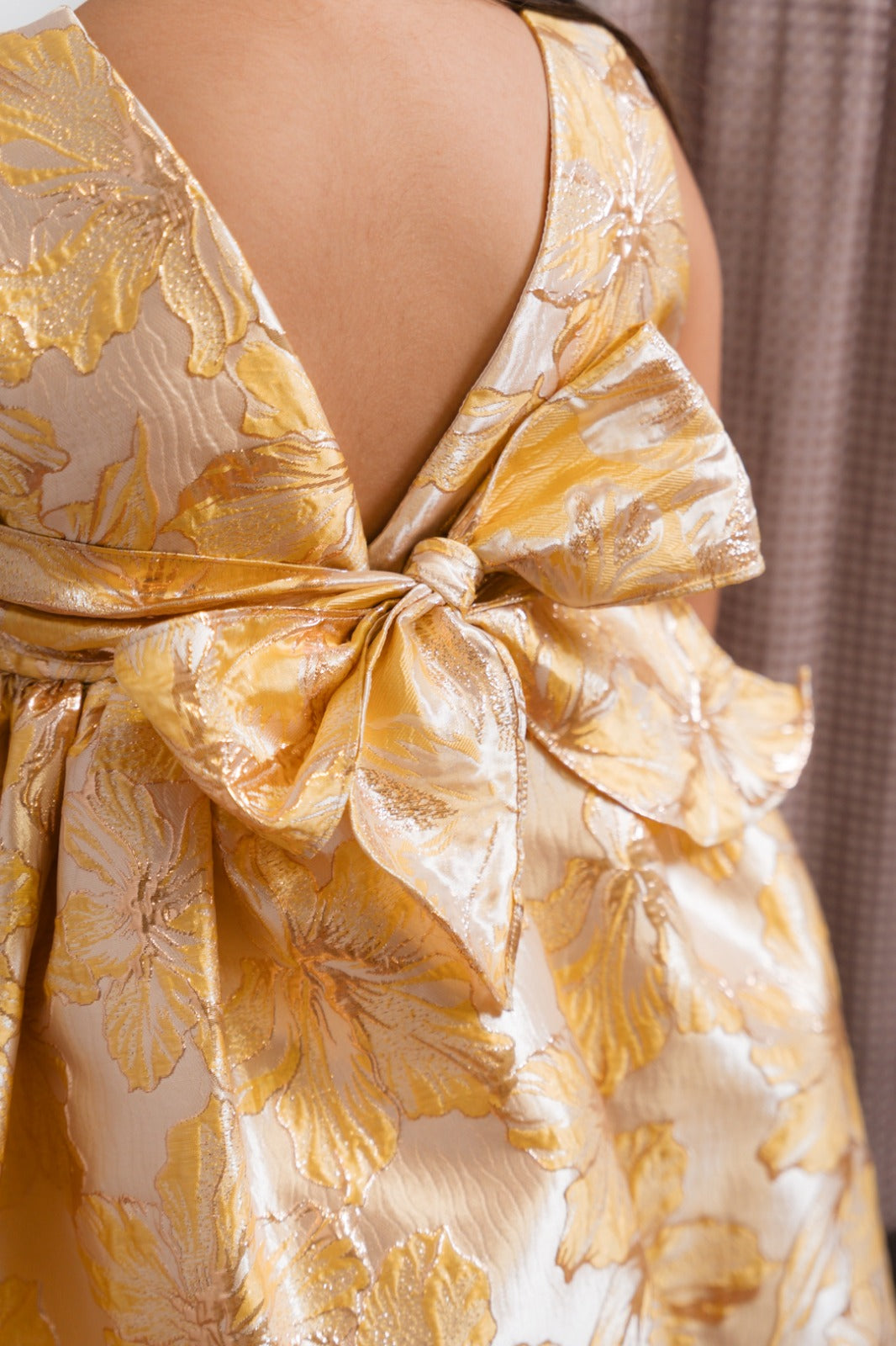 Vestido Crisalida Amarillo Niña
