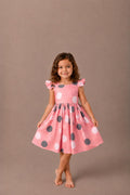 Vestido Galleta Niña Palo Rosa