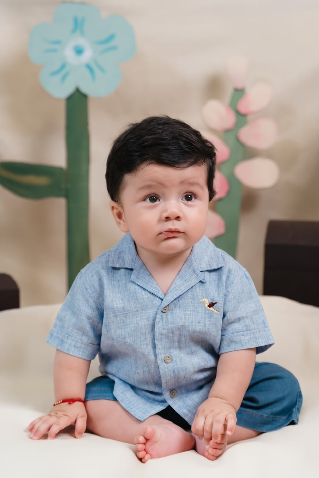 Camisa Macondo Bebe Celeste